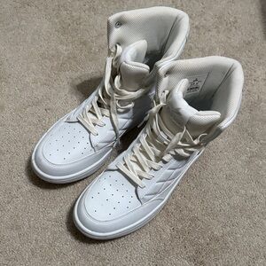 Men's White High-Top Sneakers